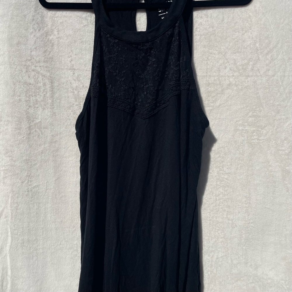 Torrid Black Lace Tank Top Size 2 | Super Soft Knit Plus Size Women’s Top Basics